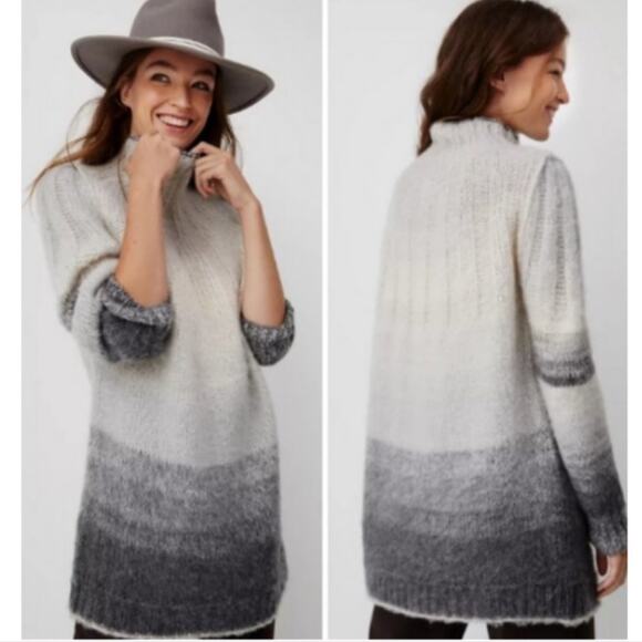 ANTHROPOLOGIE Perri Ombre Stripe Pullover Sweater in XXS - Picture 1 of 5